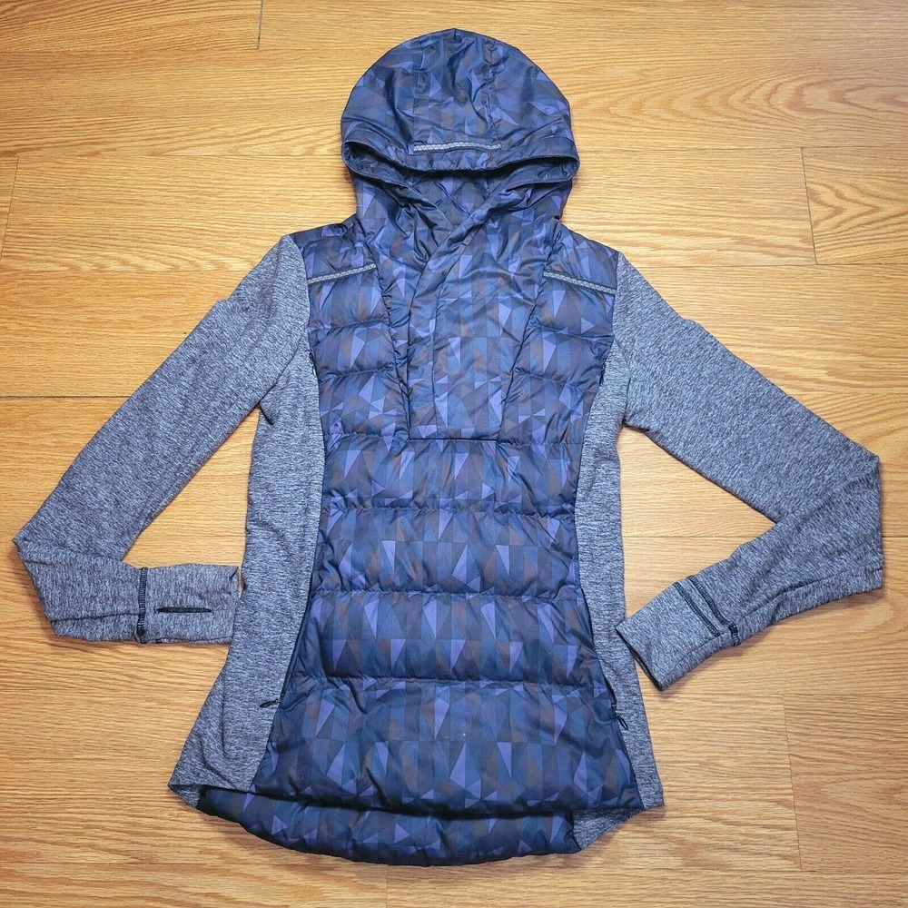 Lululemon Fluff Off Pullover Nightfall Black Goos… - image 1